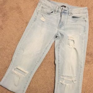 American Eagle Light Skinny Jeans